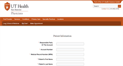 Desktop Screenshot of payments.utmedicinesa.com